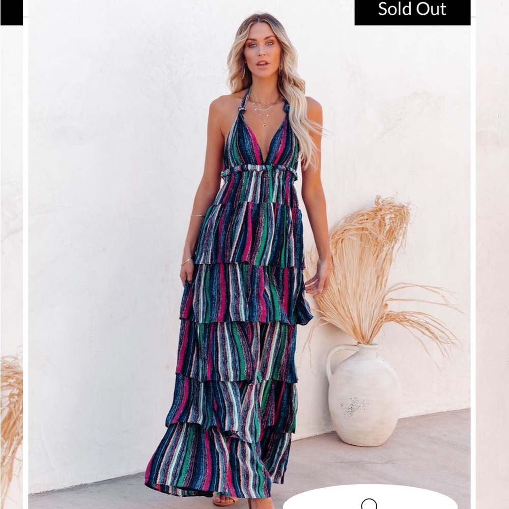 SOLD OUT! VICI Esperanza Tiered Maxi Dress